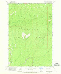 Hemlock Butte Idaho Historical topographic map, 1:24000 scale, 7.5 X 7.5 Minute, Year 1966