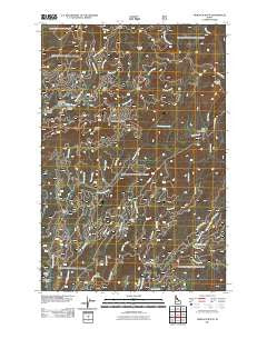 Hemlock Butte Idaho Historical topographic map, 1:24000 scale, 7.5 X 7.5 Minute, Year 2011