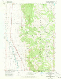 Henderson Creek Idaho Historical topographic map, 1:24000 scale, 7.5 X 7.5 Minute, Year 1968