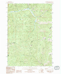 Henderson Ridge Idaho Historical topographic map, 1:24000 scale, 7.5 X 7.5 Minute, Year 1991
