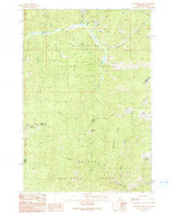 Henderson Ridge Idaho Historical topographic map, 1:24000 scale, 7.5 X 7.5 Minute, Year 1991