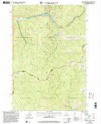 Henderson Ridge Idaho Historical topographic map, 1:24000 scale, 7.5 X 7.5 Minute, Year 1998