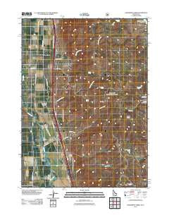 Henderson Creek Idaho Historical topographic map, 1:24000 scale, 7.5 X 7.5 Minute, Year 2011