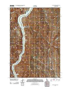 Henley Basin Idaho Historical topographic map, 1:24000 scale, 7.5 X 7.5 Minute, Year 2011