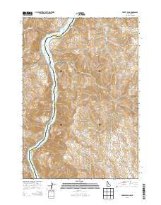 Henley Basin Idaho Current topographic map, 1:24000 scale, 7.5 X 7.5 Minute, Year 2013