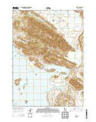 Henry Idaho Current topographic map, 1:24000 scale, 7.5 X 7.5 Minute, Year 2013