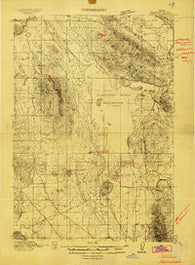 Henry Idaho Historical topographic map, 1:48000 scale, 15 X 15 Minute, Year 1914