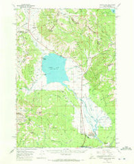 Henrys Lake Montana Historical topographic map, 1:62500 scale, 15 X 15 Minute, Year 1964