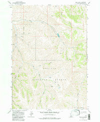Herd Lake Idaho Historical topographic map, 1:24000 scale, 7.5 X 7.5 Minute, Year 1967