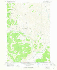Herd Peak Idaho Historical topographic map, 1:24000 scale, 7.5 X 7.5 Minute, Year 1967