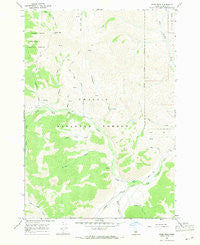 Herd Peak Idaho Historical topographic map, 1:24000 scale, 7.5 X 7.5 Minute, Year 1967