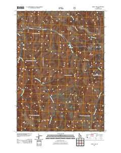 Herd Lake Idaho Historical topographic map, 1:24000 scale, 7.5 X 7.5 Minute, Year 2011