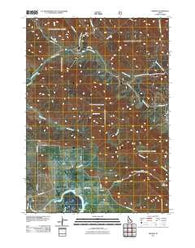 Herman Idaho Historical topographic map, 1:24000 scale, 7.5 X 7.5 Minute, Year 2011