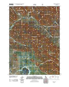 Herman Idaho Historical topographic map, 1:24000 scale, 7.5 X 7.5 Minute, Year 2011