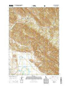 Herman Idaho Current topographic map, 1:24000 scale, 7.5 X 7.5 Minute, Year 2013