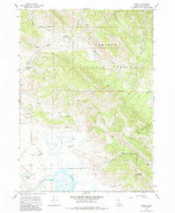 Herman Idaho Historical topographic map, 1:24000 scale, 7.5 X 7.5 Minute, Year 1966