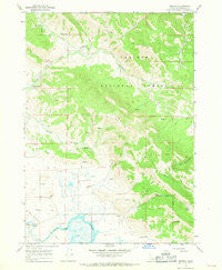 Herman Idaho Historical topographic map, 1:24000 scale, 7.5 X 7.5 Minute, Year 1966