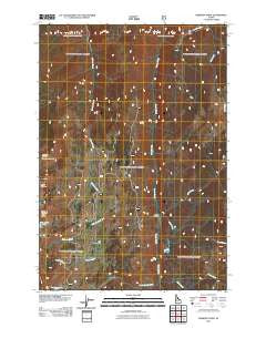 Hershey Point Idaho Historical topographic map, 1:24000 scale, 7.5 X 7.5 Minute, Year 2011