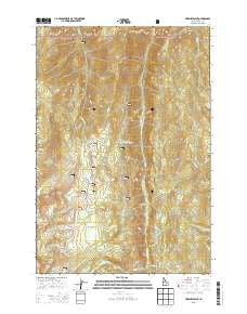 Hershey Point Idaho Current topographic map, 1:24000 scale, 7.5 X 7.5 Minute, Year 2013