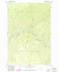 Hida Point Idaho Historical topographic map, 1:24000 scale, 7.5 X 7.5 Minute, Year 1978