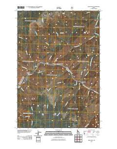 Hida Point Idaho Historical topographic map, 1:24000 scale, 7.5 X 7.5 Minute, Year 2011