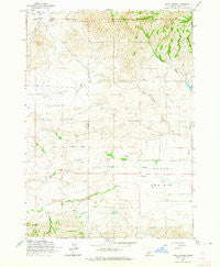 High Prairie Idaho Historical topographic map, 1:24000 scale, 7.5 X 7.5 Minute, Year 1963