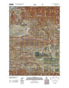 High Prairie Idaho Historical topographic map, 1:24000 scale, 7.5 X 7.5 Minute, Year 2011