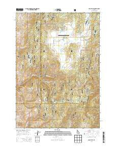 High Valley Idaho Current topographic map, 1:24000 scale, 7.5 X 7.5 Minute, Year 2013