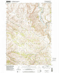 Higham Peak Idaho Historical topographic map, 1:24000 scale, 7.5 X 7.5 Minute, Year 1998
