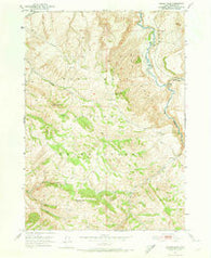 Higham Peak Idaho Historical topographic map, 1:24000 scale, 7.5 X 7.5 Minute, Year 1951