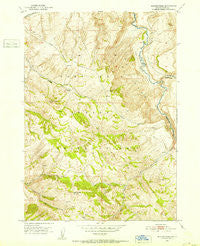Higham Peak Idaho Historical topographic map, 1:24000 scale, 7.5 X 7.5 Minute, Year 1951