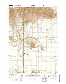 Hill City Idaho Current topographic map, 1:24000 scale, 7.5 X 7.5 Minute, Year 2013