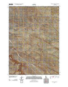 Hodge Station Idaho Historical topographic map, 1:24000 scale, 7.5 X 7.5 Minute, Year 2010