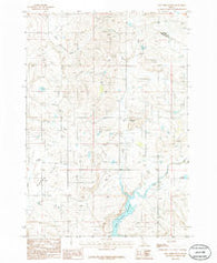 Hog Creek Butte Idaho Historical topographic map, 1:24000 scale, 7.5 X 7.5 Minute, Year 1986