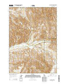 Hog Cove Butte Idaho Current topographic map, 1:24000 scale, 7.5 X 7.5 Minute, Year 2013