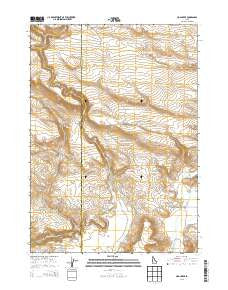 Hog Creek Idaho Current topographic map, 1:24000 scale, 7.5 X 7.5 Minute, Year 2013
