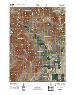 Holbrook Idaho Historical topographic map, 1:24000 scale, 7.5 X 7.5 Minute, Year 2011