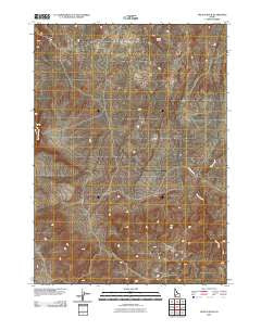Hole In Rock Idaho Historical topographic map, 1:24000 scale, 7.5 X 7.5 Minute, Year 2010