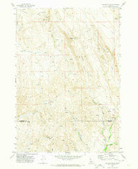 Holland Gulch Idaho Historical topographic map, 1:24000 scale, 7.5 X 7.5 Minute, Year 1970