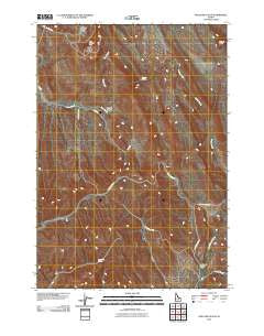 Holland Gulch Idaho Historical topographic map, 1:24000 scale, 7.5 X 7.5 Minute, Year 2010