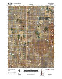 Hollister Idaho Historical topographic map, 1:24000 scale, 7.5 X 7.5 Minute, Year 2010