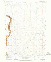 Hollister SW Idaho Historical topographic map, 1:24000 scale, 7.5 X 7.5 Minute, Year 1965