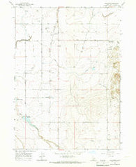 Hollister Idaho Historical topographic map, 1:24000 scale, 7.5 X 7.5 Minute, Year 1965