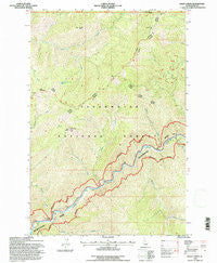 Holly Creek Idaho Historical topographic map, 1:24000 scale, 7.5 X 7.5 Minute, Year 1994