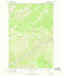 Holly Creek Idaho Historical topographic map, 1:24000 scale, 7.5 X 7.5 Minute, Year 1966