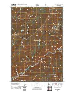 Holly Creek Idaho Historical topographic map, 1:24000 scale, 7.5 X 7.5 Minute, Year 2011