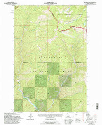 Hoodoo Pass Idaho Historical topographic map, 1:24000 scale, 7.5 X 7.5 Minute, Year 1994