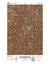 Hoodoo Meadows Idaho Historical topographic map, 1:24000 scale, 7.5 X 7.5 Minute, Year 2011