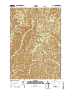 Hoodoo Meadows Idaho Current topographic map, 1:24000 scale, 7.5 X 7.5 Minute, Year 2013