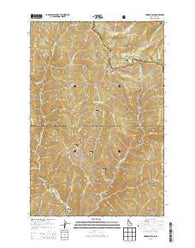 Hoodoo Pass Idaho Current topographic map, 1:24000 scale, 7.5 X 7.5 Minute, Year 2013